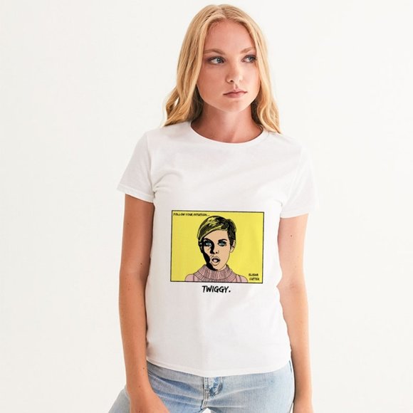 TWIGGY UNISEX TEE - Picture 1 of 3